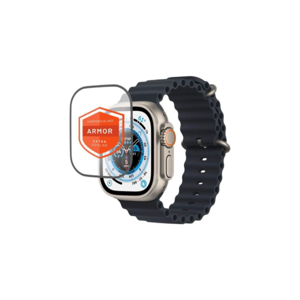 Fixed | Armor Tempered Glass for Apple Watch Ultra 49mm/Ultra 2 49mm | Black