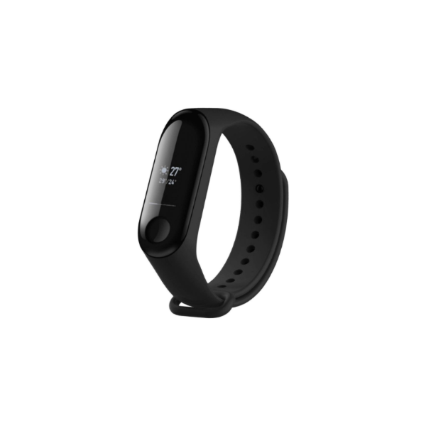 Fixed | Silicone Strap for Xiaomi Mi Band 3/4 | Black