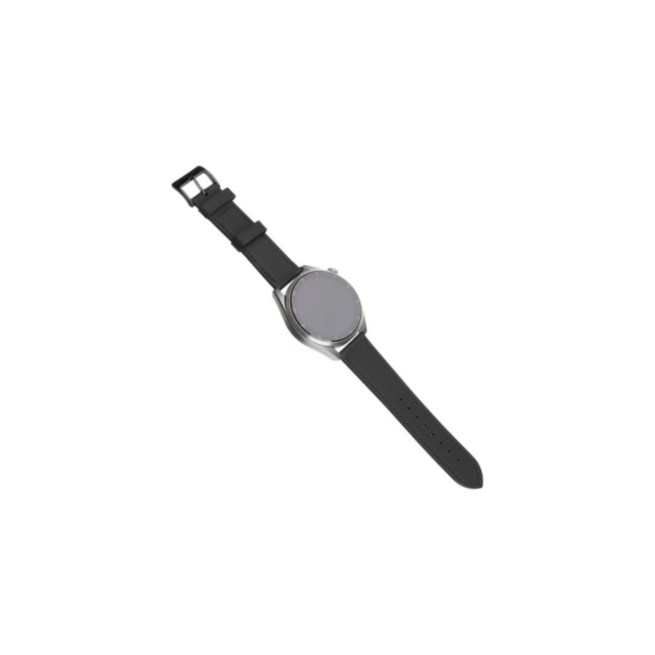 Fixed | Leather Strap with Quick Release 20mm for Smartwatch | Black