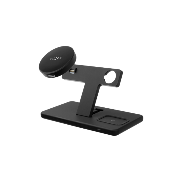 Fixed | MagPowerstation 3-in-1 wireless charging stand with MagSafe mount support | FIXMPOS-BK
