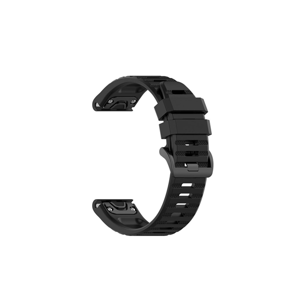 Fixed | Silicone Strap for Garmin QuickFit 22mm | Black