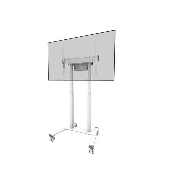 Neomounts Floor stand | FL55-875WH1 TV trolley | Adjustable Height | 55-100 " | Maximum weight (capacity) 110 kg | White