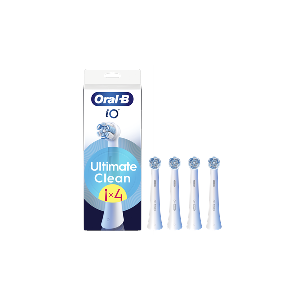 Oral-B | Replaceable toothbrush heads | iO UltimateClean | Heads | For adults | Number of brush heads included 4 | White