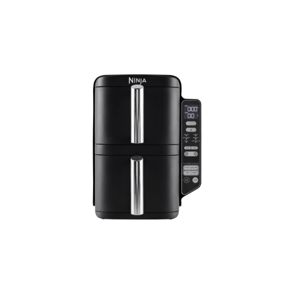NINJA Double Stack Vertical Air Fryer with 2 Stacking Drawers | SL300EU | Power 2470 W | Capacity 7.6 L | Black