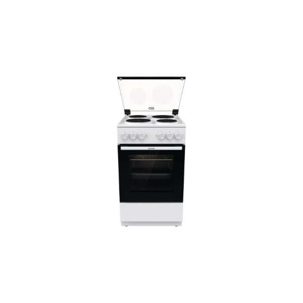 Gorenje Cooker | GE5A21WH | Hob type Electric | Oven type Electric | White | Width 50 cm | Grilling | Depth 59.4 cm | 68 L