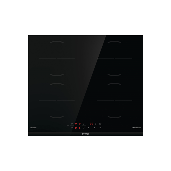 Gorenje Hob | GI6401BCE | Induction | Number of burners/cooking zones 4 | Touch control | Timer | Black