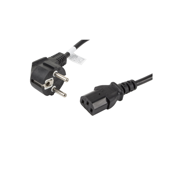Lanberg | CEE 7/7 to IEC 320 C13 Power Cord | CA-C13C-11CC-0018-BK