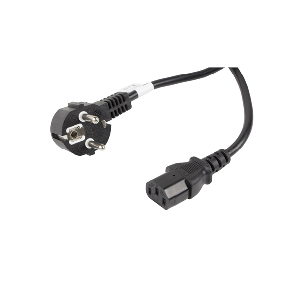 Lanberg | CEE 7/7 to IEC 320 C13 Power Cord | CA-C13C-11CC-0100-BK