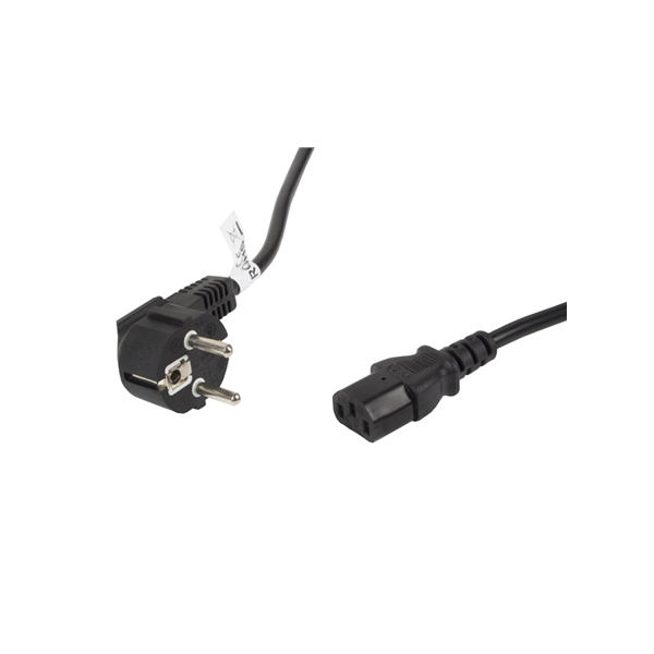 Lanberg | CEE 7/7 to IEC 320 C13 Power Cord | CA-C13C-11CC-0050-BK