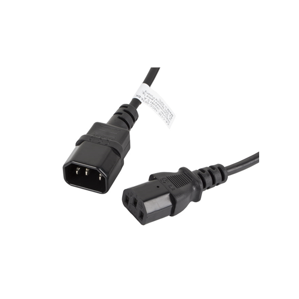 Lanberg | IEC 320 C13 to C14 Cable | CA-C13E-10CC-0018-BK