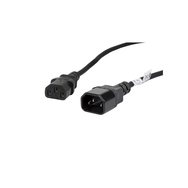 Lanberg | IEC 320 C13 to C14 Cable | CA-C13E-11CC-0018-BK