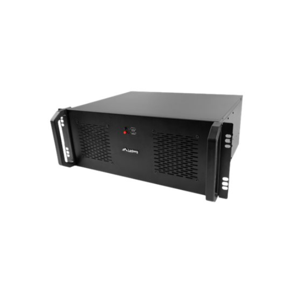 Lanberg Rackmount server chassis lanberg ATX 350/10 19"/4U | Black