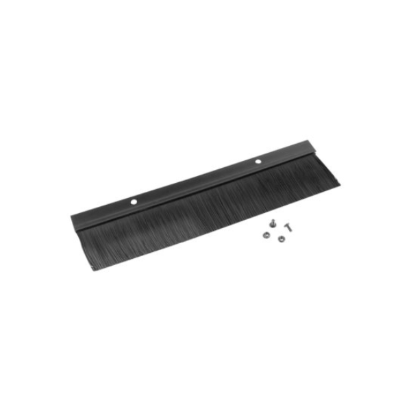 Lanberg 19" cable entry brush panel | AK-1102-B | Black