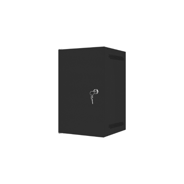 Lanberg | Rack cabinet 10" wall-mount 9U/280x310 for self-assembly with metal door (flat pack) | WF10-2309-00B | Black