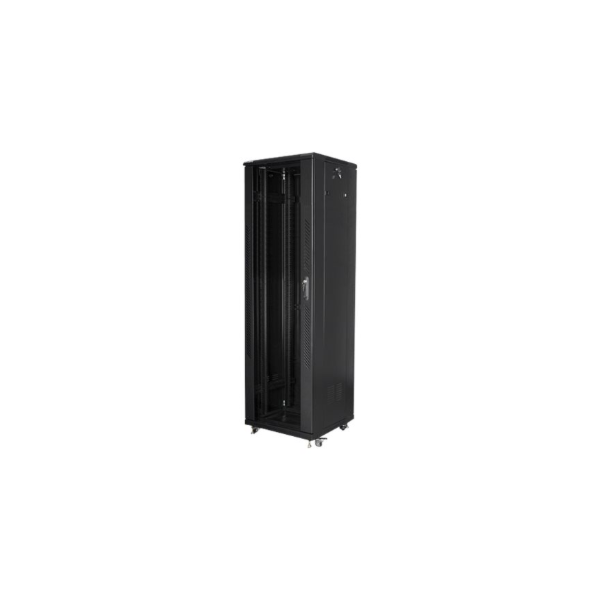 Lanberg | Rack cabinet 19" free-standing 42U/600x600 (flat pack) | FF01-6642-12B | Black
