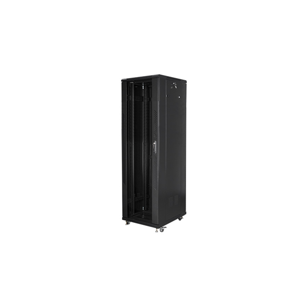 Lanberg | Rack cabinet 19" free-standing 42U/600x800 (flat pack) | FF01-6842-12B | Black
