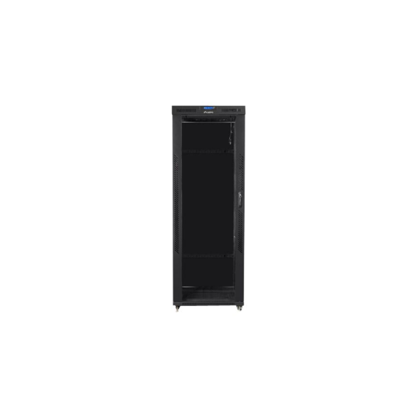 Lanberg | Rack cabinet 19" free-standing 42U/800x800 (flat pack) with glass door, LCD | FF01-8842-12BL | Black