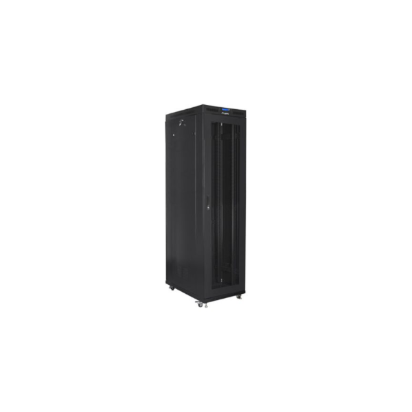 Lanberg | Rack cabinet 19" free-standing 47U/800x1000 (flat pack) with mesh door, LCD | FF01-8047-23BL | Black