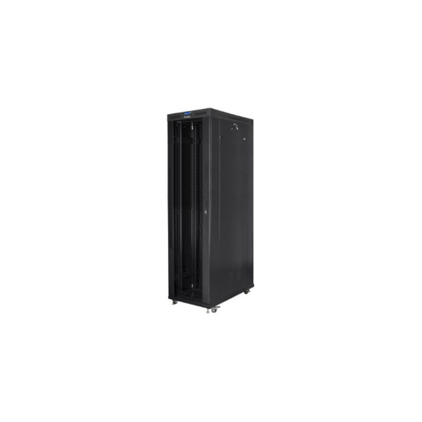 Lanberg | Rack cabinet 19" free-standing 47U/800x1200 (flat pack) with glass door, LCD | FF01-8247-12BL | Black