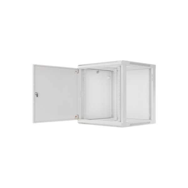 Lanberg | Rack cabinet 19" wall-mount 12U/600x600 for self-assembly with metal door (flat pack) | WF01-6612-00S | Grey