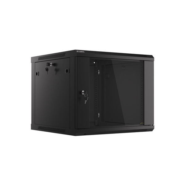 Lanberg | Rack cabinet 19" wall-mount 9U/600x600 (flat pack) V2 | WF01-6609-10B | Black
