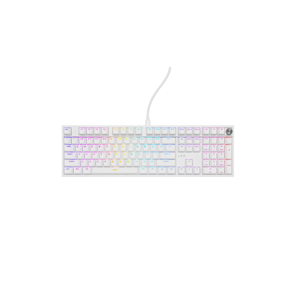 Genesis Thor 404 | Mechanical Gaming Keyboard | Wired | US | White | USB | Outemu Peach Silent