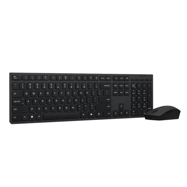 Lenovo Professional | Keyboard and Mouse Combo | Wireless | Russian/Cyrillic | Black | 2.4 GHz, Bluetooth