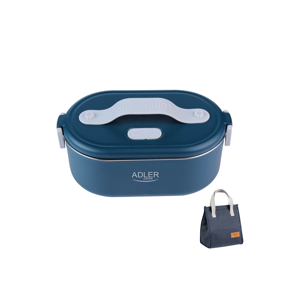 Adler | Electric lunch box with thermal bag | AD 4522 | 0.8 L | Plastic/Stainless steel | Blue | Lid included