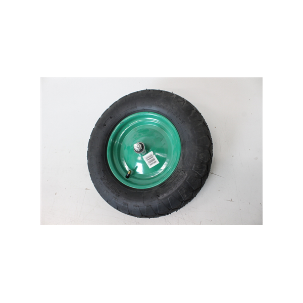 SALE OUT. WHEEL PNEU.400/METAL.BEARING+AXLE/4PR.GREEN*** | Geko MISSING VENT CAP
