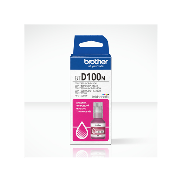 Brother BTD100M | Ink Bottle | Magenta