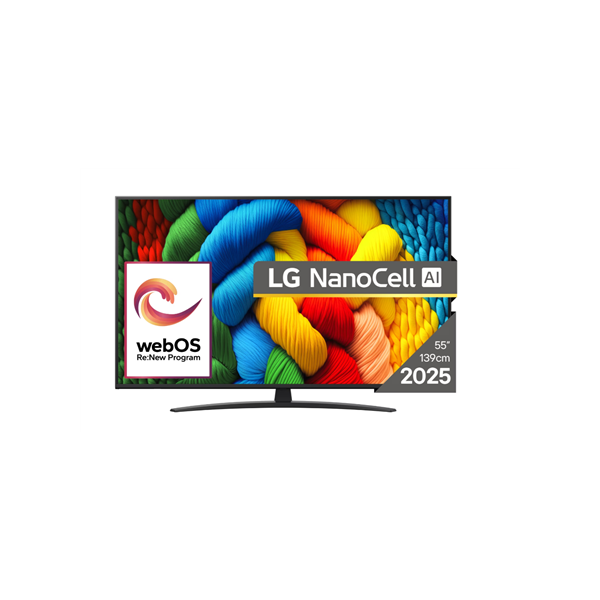 LG 55NANO81A3A | 55 | Smart TV | webOS 25 | UHD