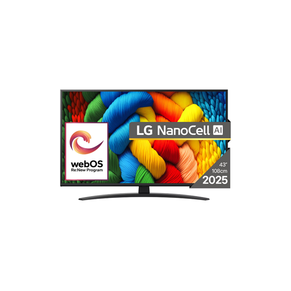 LG 43NANO81A3A | 43 | Smart TV | webOS 25 | UHD