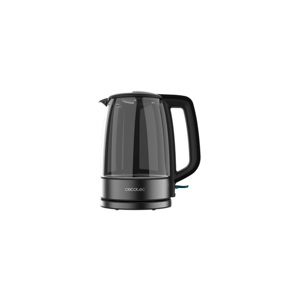Cecotec Kettle | ThermoSense 340 Clear | Electric | 2200 W | 1.7 L | Glass | 360° rotational base | Clear