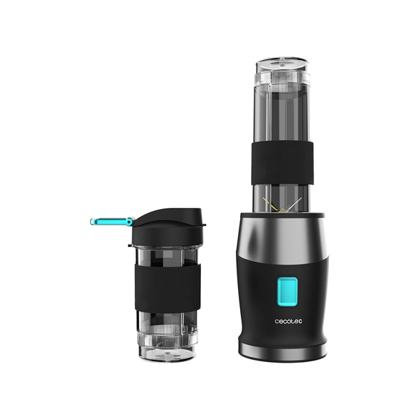 Cecotec Blender | Power Titanium 900 ProGo | Tabletop | 900 W | Jar capacity 2x0.57 L | Ice crushing | Black