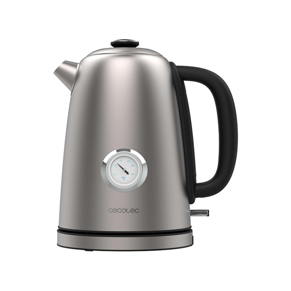Cecotec Kettle | Thermosense 620 Vintage | Electric | 2200 W | 1.7 L | Stainless steel | 360° rotational base | Stainless steel