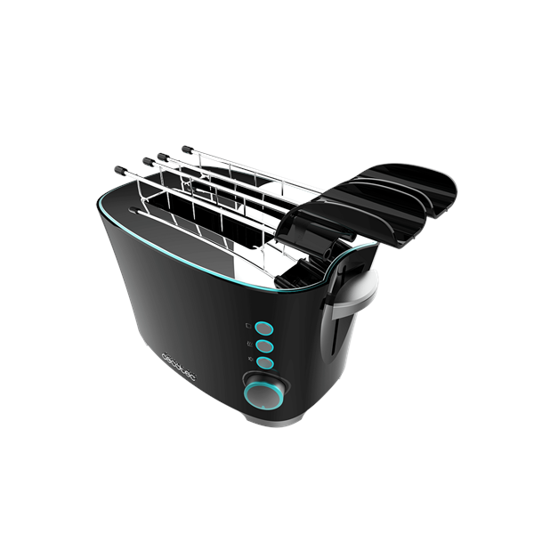 Cecotec Toaster | Toast&Taste Double B | Power 650 W | Number of slots 2 | Housing material Stainless steel