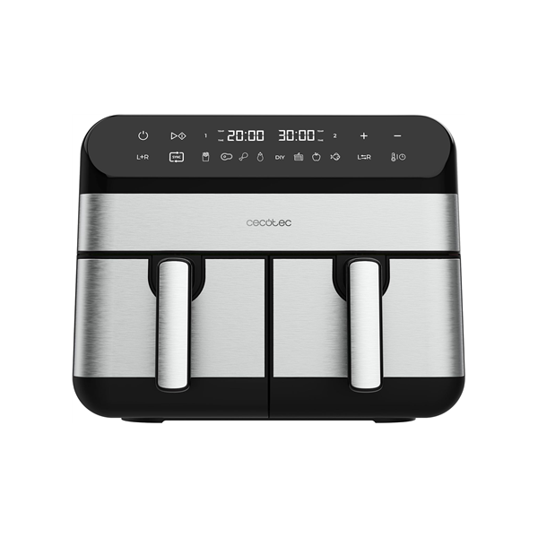 Cecotec Air Fryer | Cecofry Advance 9000 Inox | Power 2800 W | Capacity 9 L