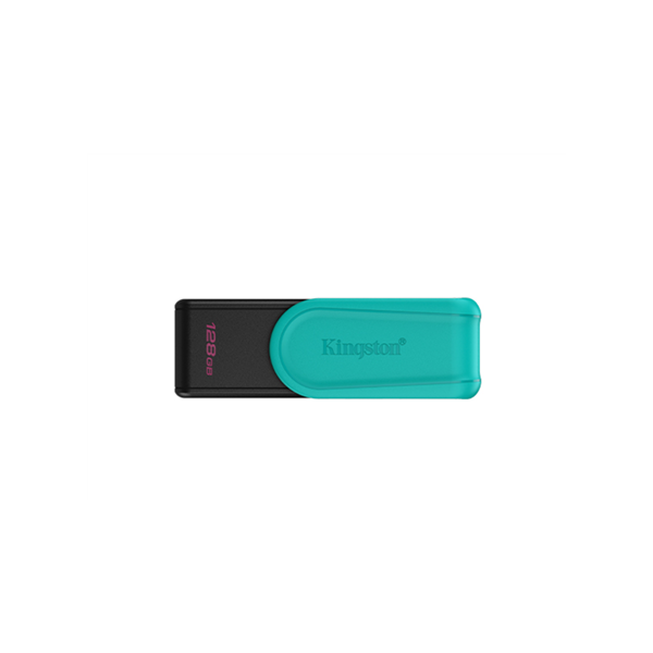 Kingston USB Flash Drive | DataTraveler Exodia S | 128 GB | USB 3.2 Gen 1 | Black/Turquoise