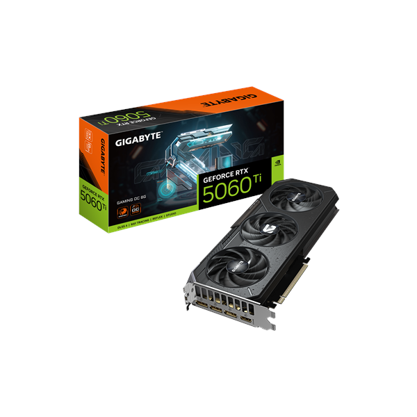Gigabyte GeForce RTX 5060 Ti GAMING OC 8G | NVIDIA | 8 GB | GeForce RTX 5060 Ti | GDDR7 | HDMI ports quantity 1 | PCI-E 5.0