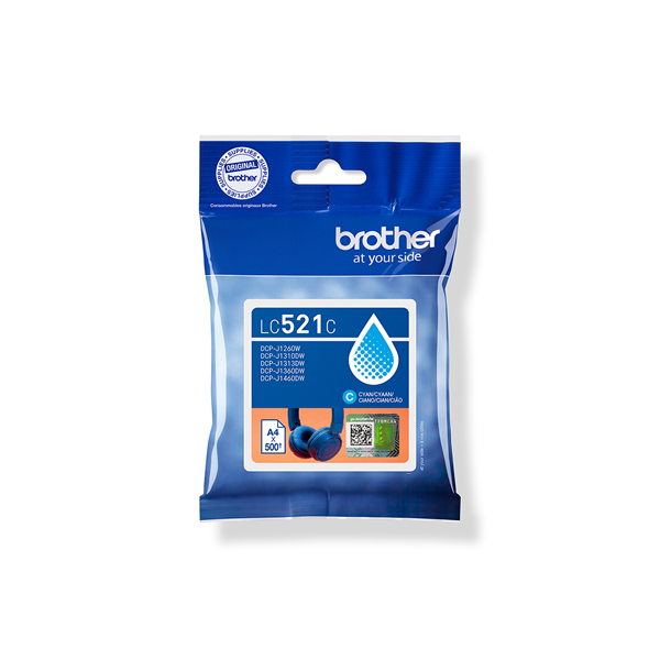 Brother LC521C | Ink Cartridges | Cyan