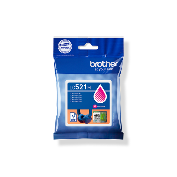 Brother LC521M | Ink Cartridges | Magenta