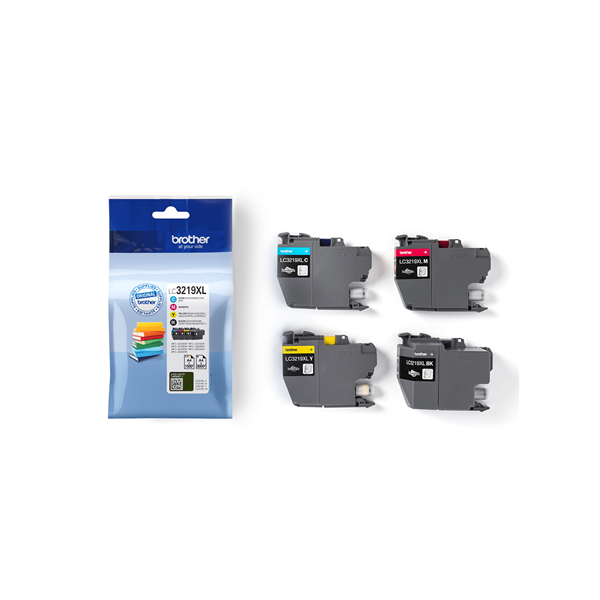 Brother LC3219XLVAL | Ink Cartridges | Black, Cyan, Magenta,Yellow