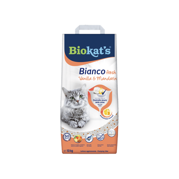 Biokats | Cat litter: Fresh Vanilla Mandarin, 10kg | 110304