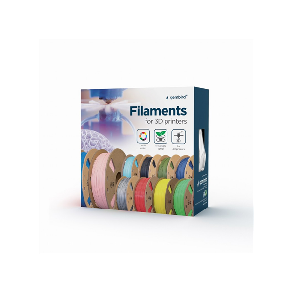 Gembird Plastic filament for cleaning 3D printer nozzle, 1.75 mm 100gr. | 3DP-CLN1.75-01