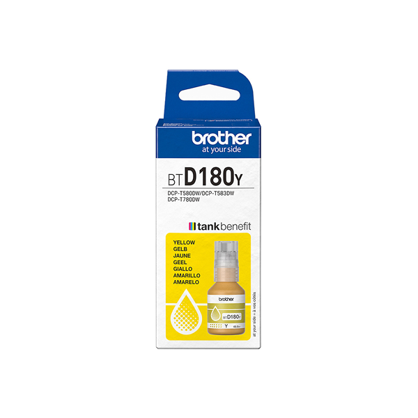 Brother BTD180Y | Ink refill | Yellow