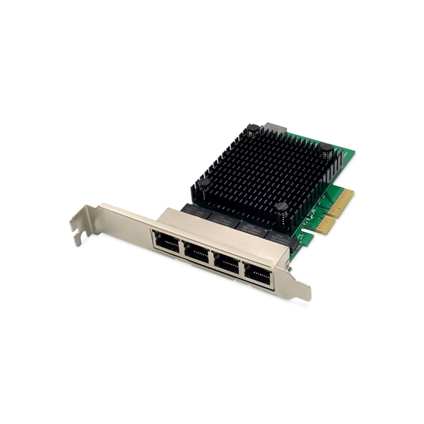 Digitus DN-10136 4-Port RJ45 RTL8125B, 2.5 GBits Server NIC
