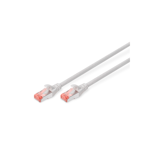 Digitus CAT 6 S/FTP | Patch cord | Length 1 m | Grey