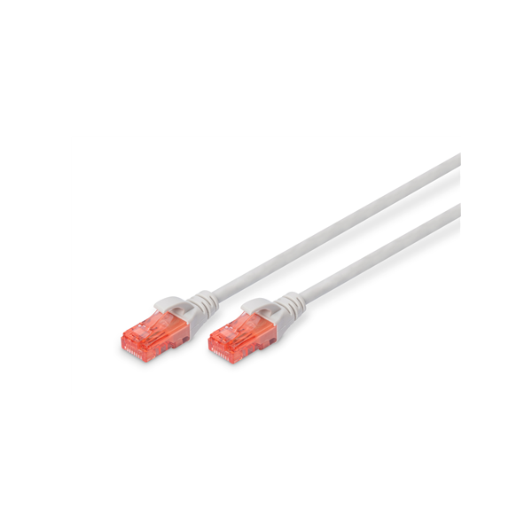Digitus CAT 6 U/UTP | Patch cord | Length 15 m | Grey