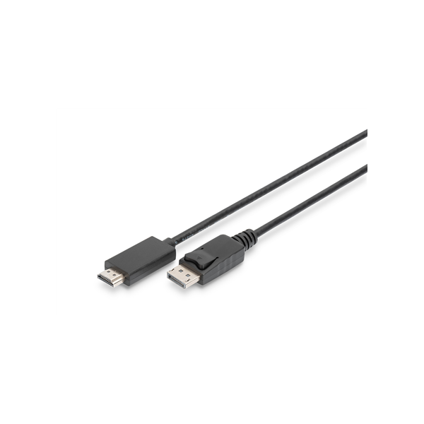 Digitus Adapter Cable, DP - HDMI type A | DisplayPort to HDMI | 2 m