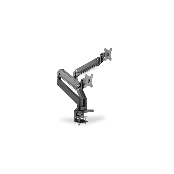 Digitus Desk Mount | DA-90427 | Adjustable Height, Rotate, Tilt, Swivel | 15-35 " | Maximum weight (capacity) 2x15 kg | Black